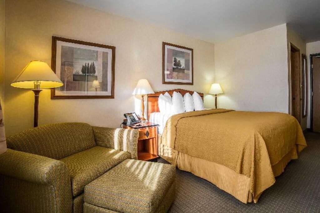 In-room safe, blackout curtains, iron/ironing board