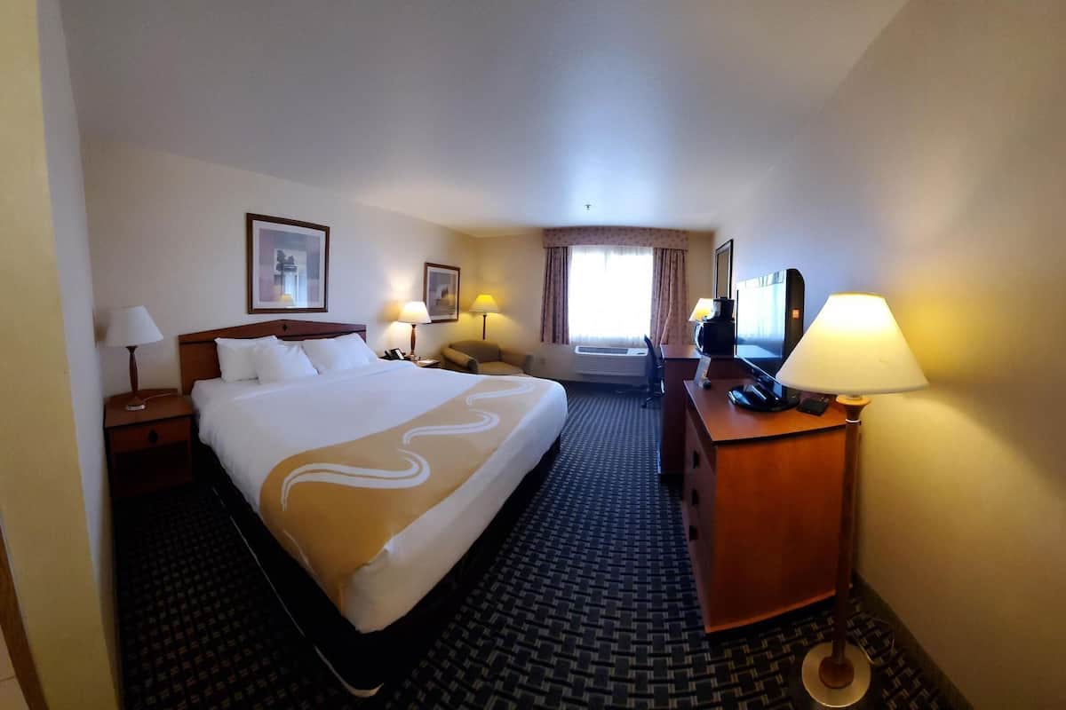In-room safe, blackout curtains, iron/ironing board