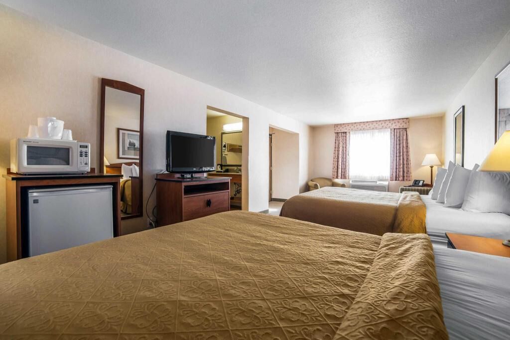 In-room safe, blackout curtains, iron/ironing board