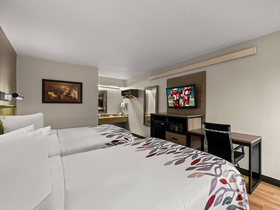 Camera Deluxe, 2 letti matrimoniali, non fumatori | Insonorizzazione, culle/letti per bambini (gratuiti), Wi-Fi gratuito