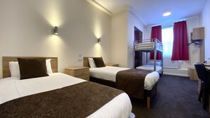 Family Room | Hypo-allergenic bedding, in-room safe, desk, iron/ironing board
