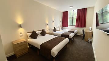 Family Room | Hypo-allergenic bedding, in-room safe, desk, iron/ironing board