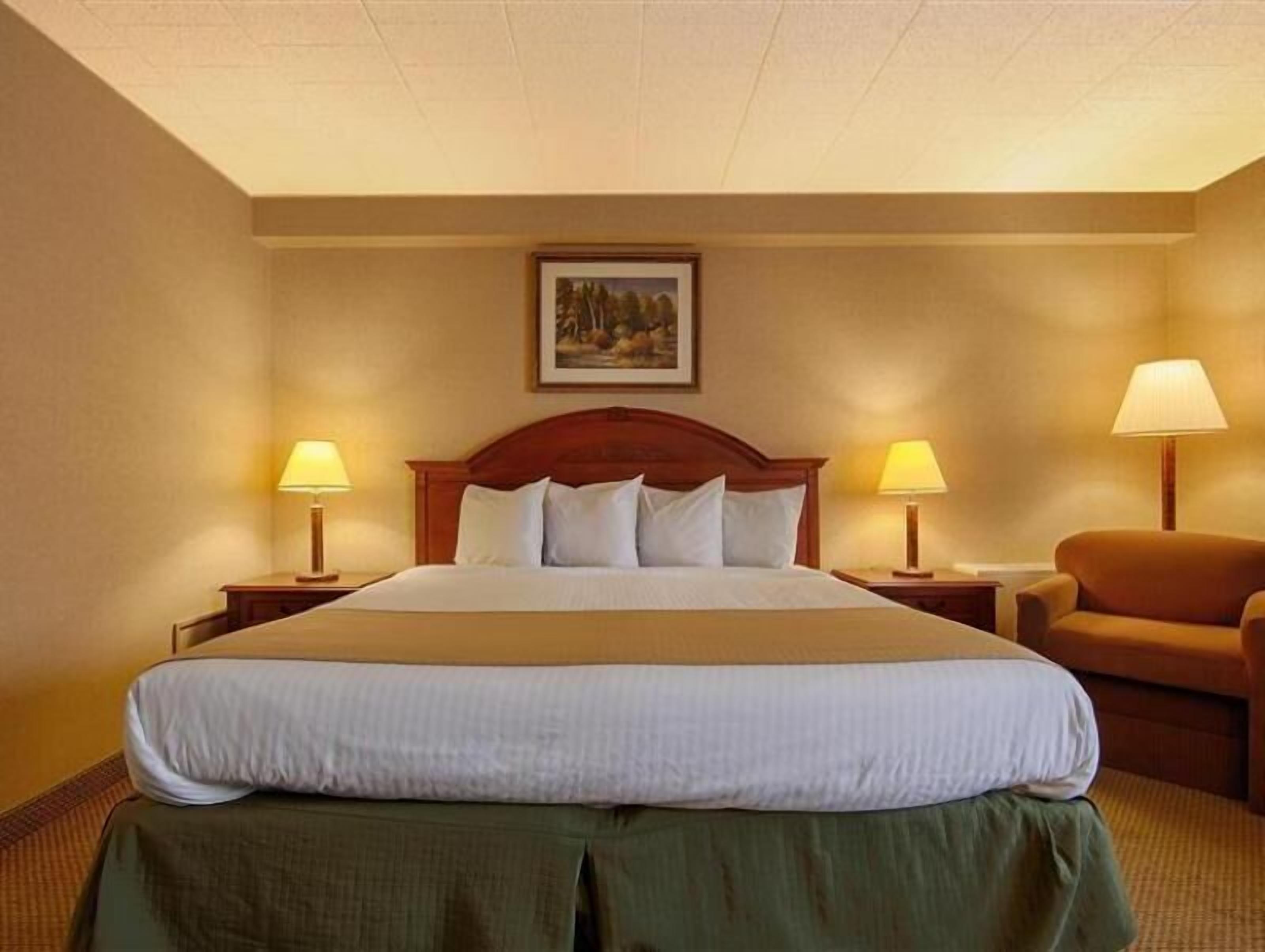 Hypo-allergenic bedding, in-room safe, desk, laptop workspace