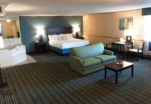 Suite, 1 King Bed, Non Smoking, Refrigerator (with Sofabed) | 1 bedroom, hypo-allergenic bedding, in-room safe, desk