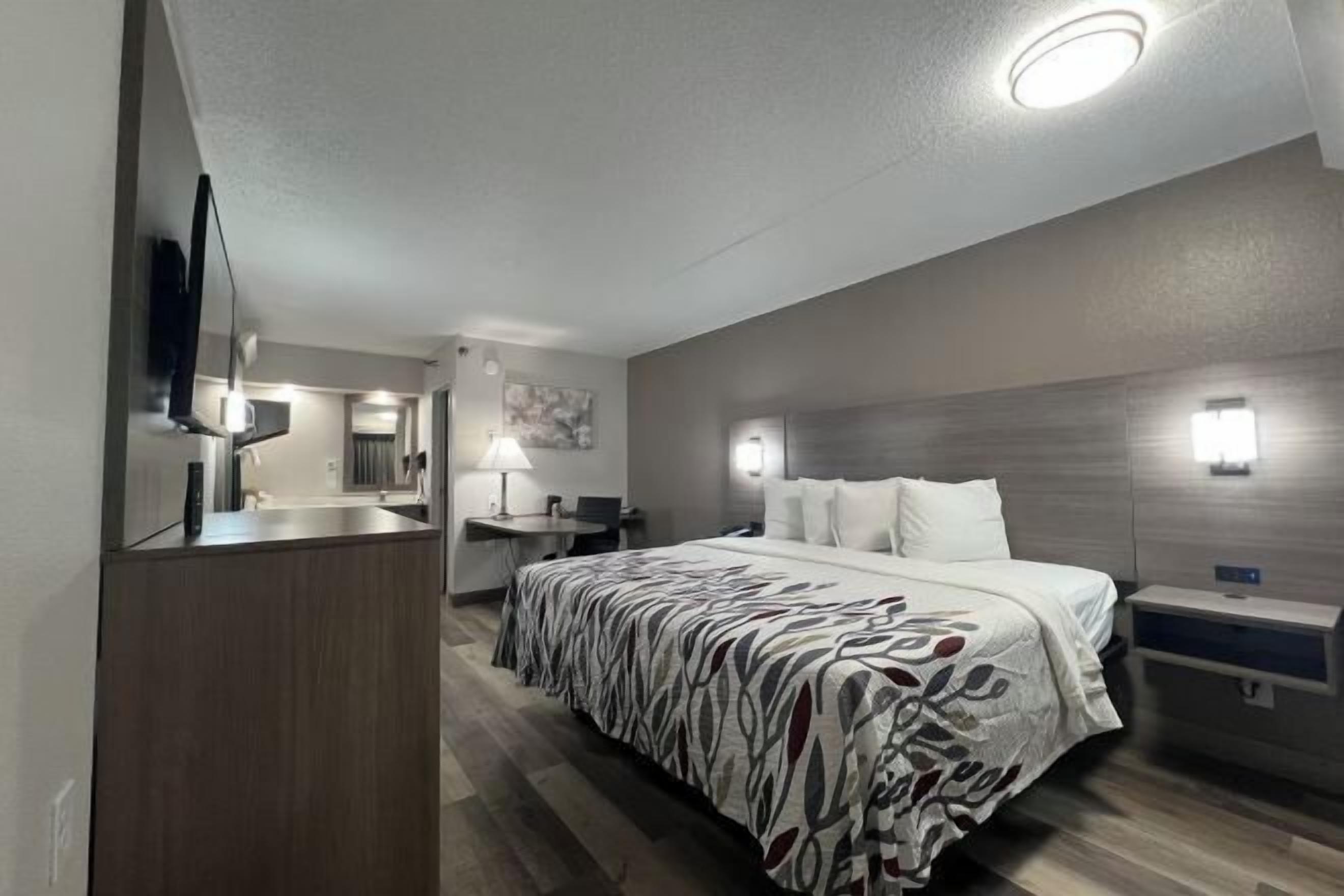 Desk, blackout drapes, free cribs/infant beds, free WiFi