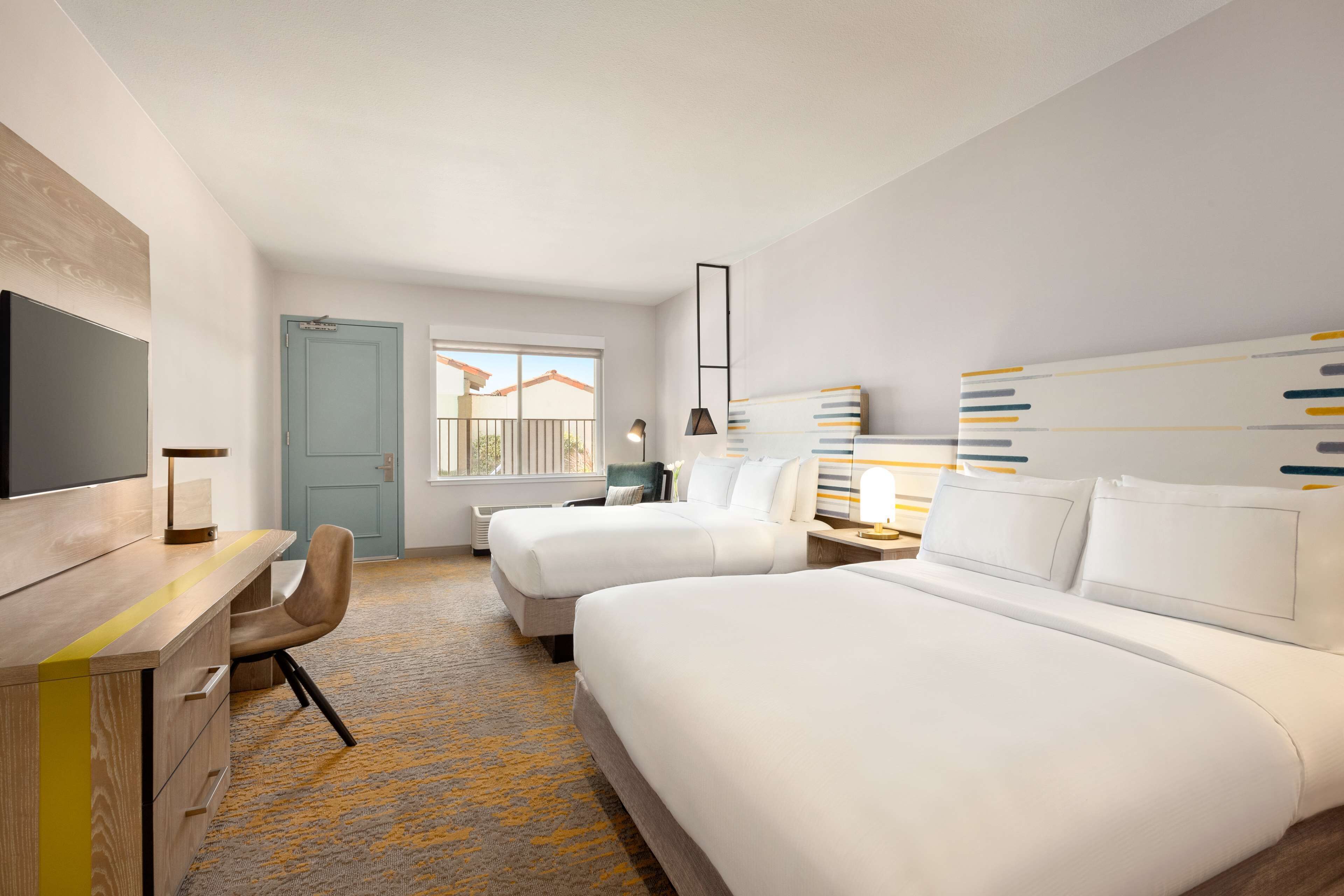 room, 2 queen beds, kitchen, poolside | premium bedding, down duvets, in-room safe, blackout curtains