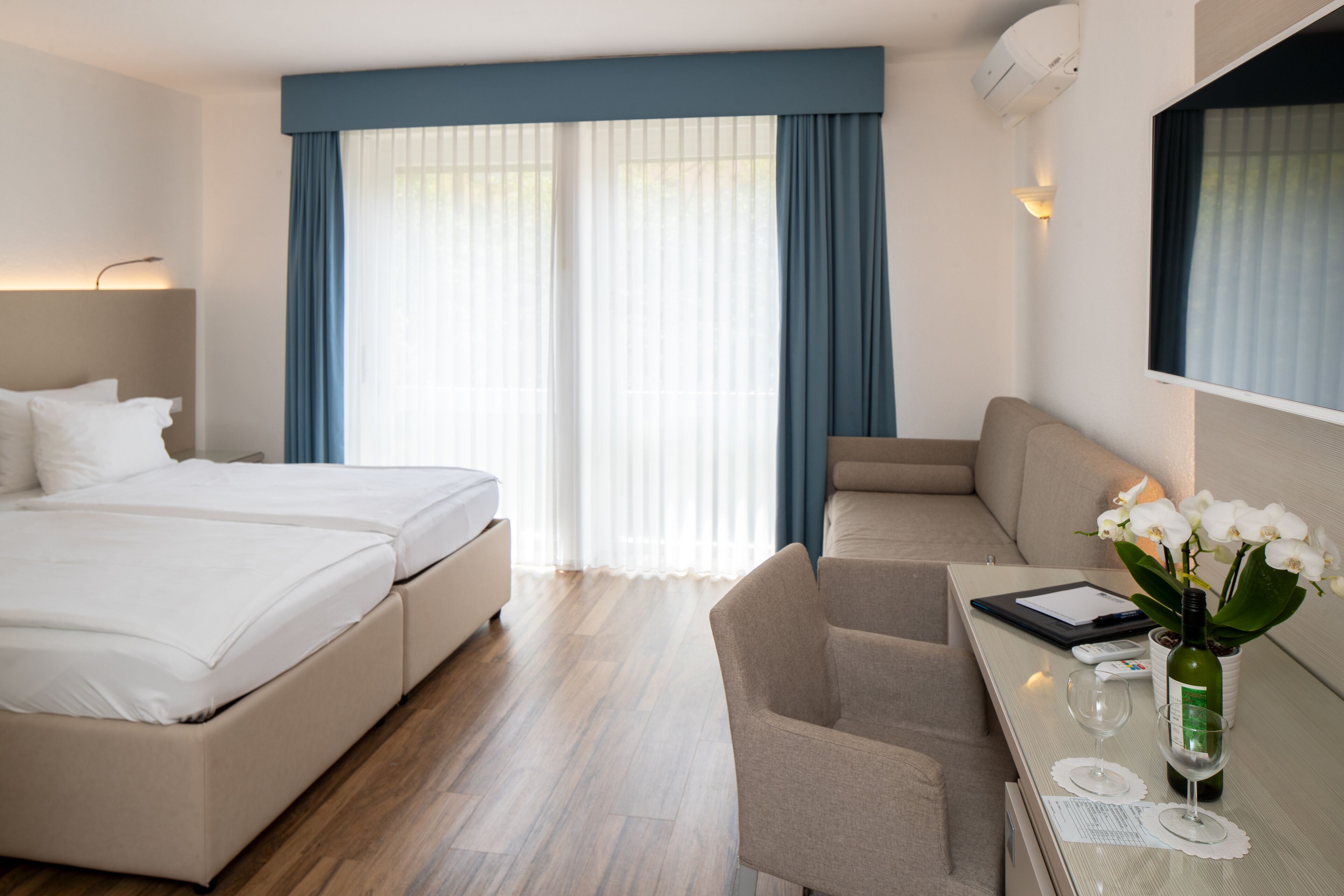 superior double room | 2 bedrooms, premium bedding, down duvets, minibar