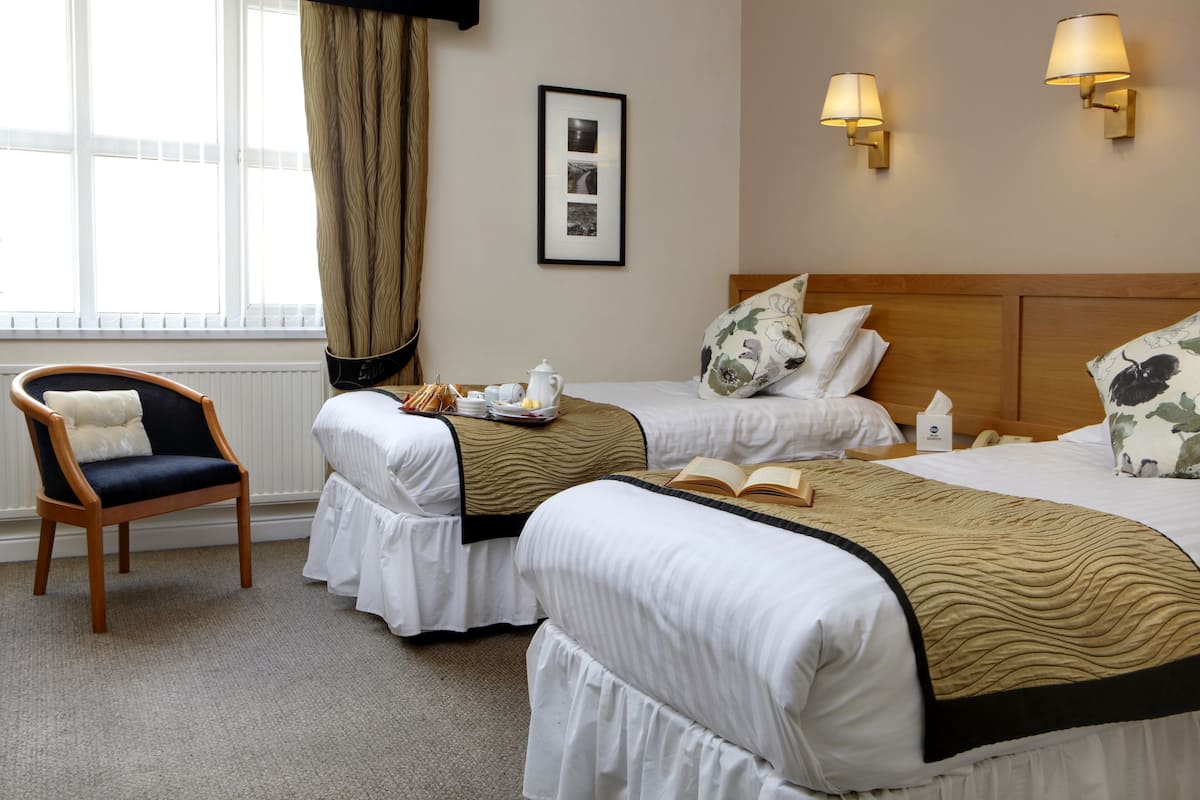 Classic Twin Room | Premium bedding, desk, laptop workspace, iron/ironing board