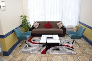 Lobby sitting area