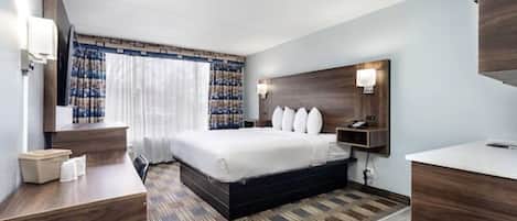 Caja de seguridad en la habitación y escritorio