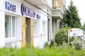 Voorkant van accommodatie