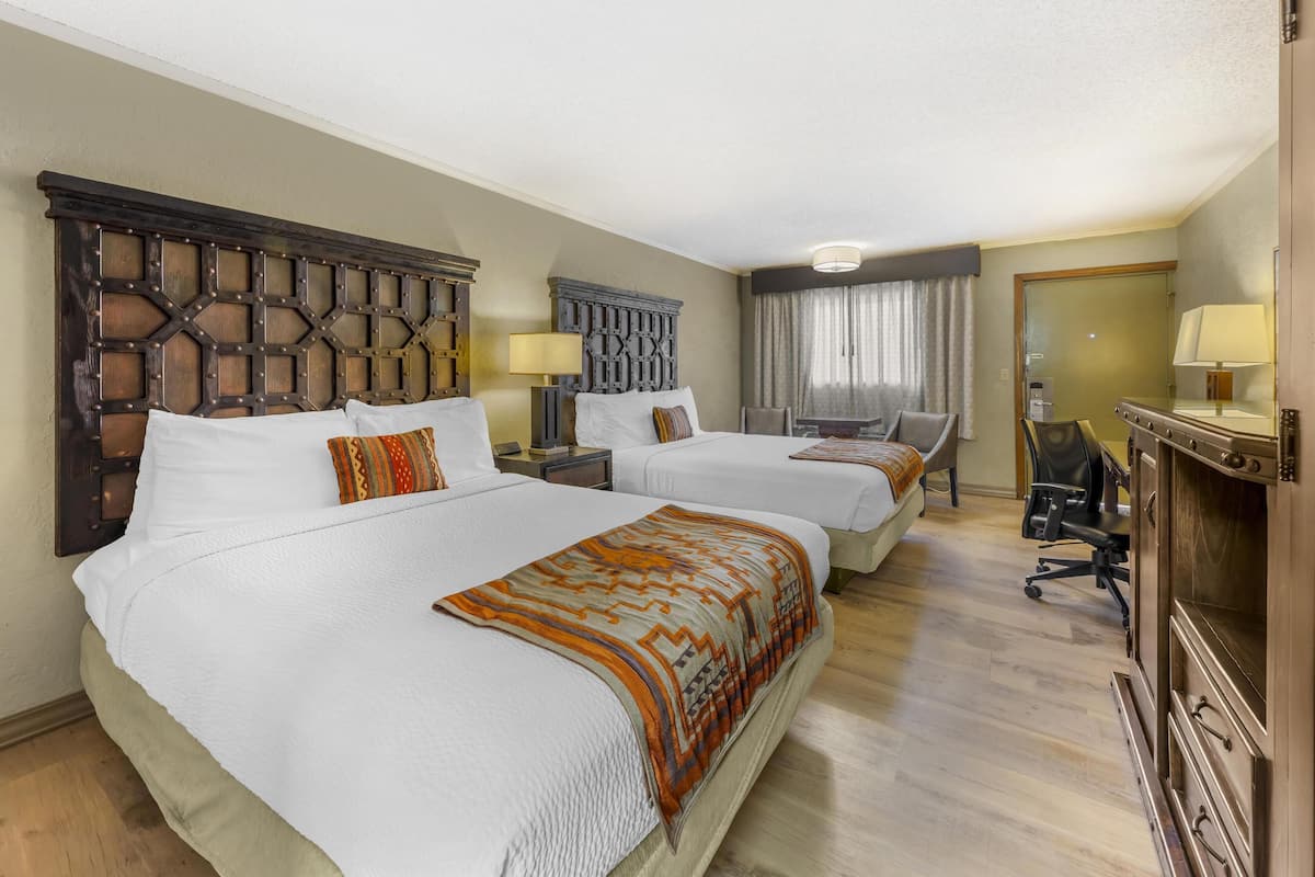 Standard Room, 2 Queen Beds, Non Smoking, Refrigerator & Microwave