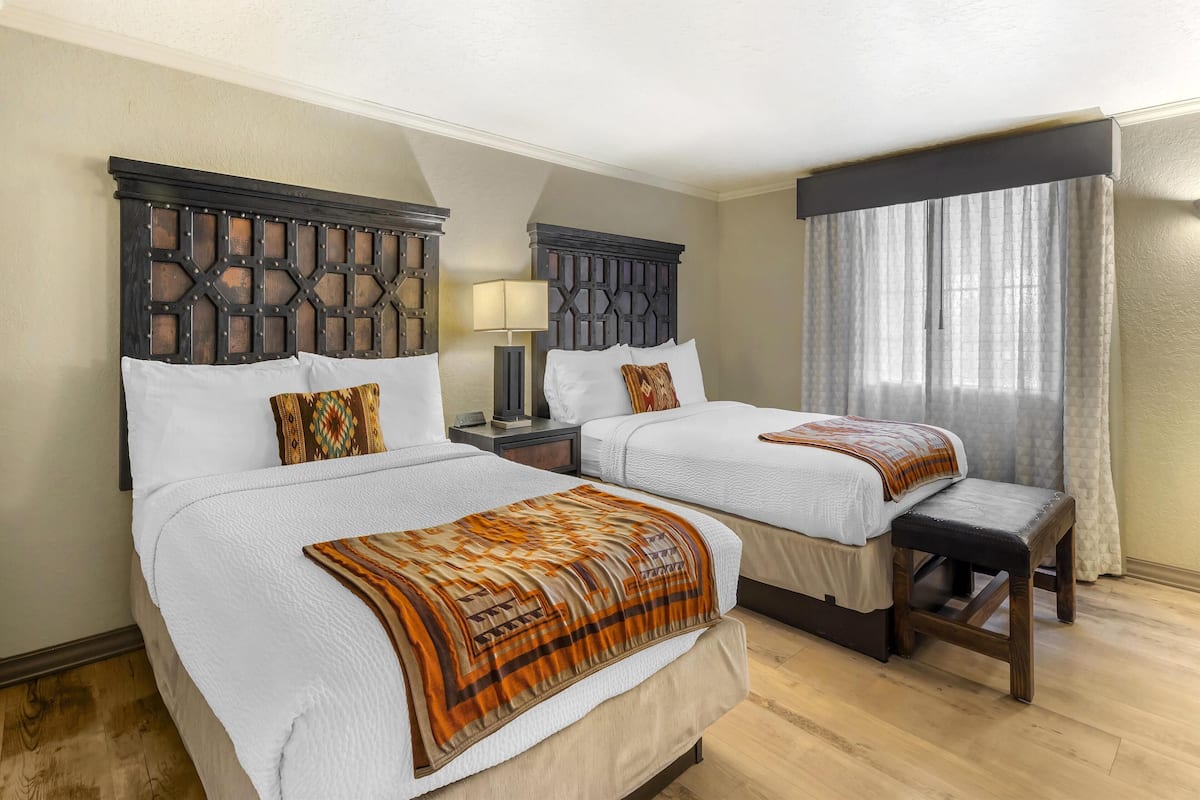 Standard Room, 2 Double Beds, Non Smoking, Refrigerator & Microwave