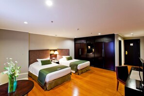 Minibar, in-room safe, desk, blackout drapes
