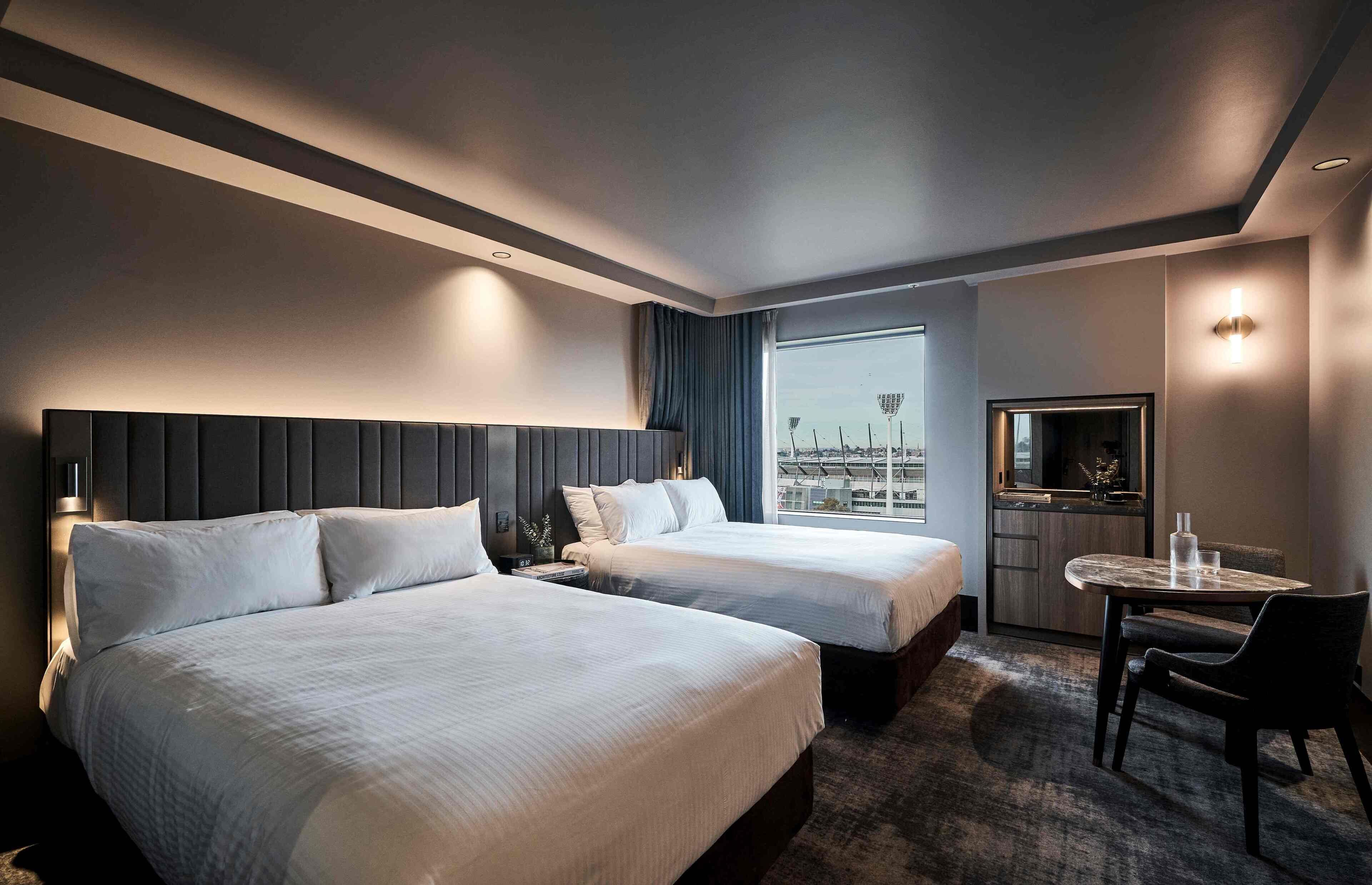 superior double room, 2 double beds | 1 bedroom, premium bedding, minibar, in-room safe