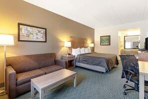 Premium bedding, pillowtop beds, desk, iron/ironing board
