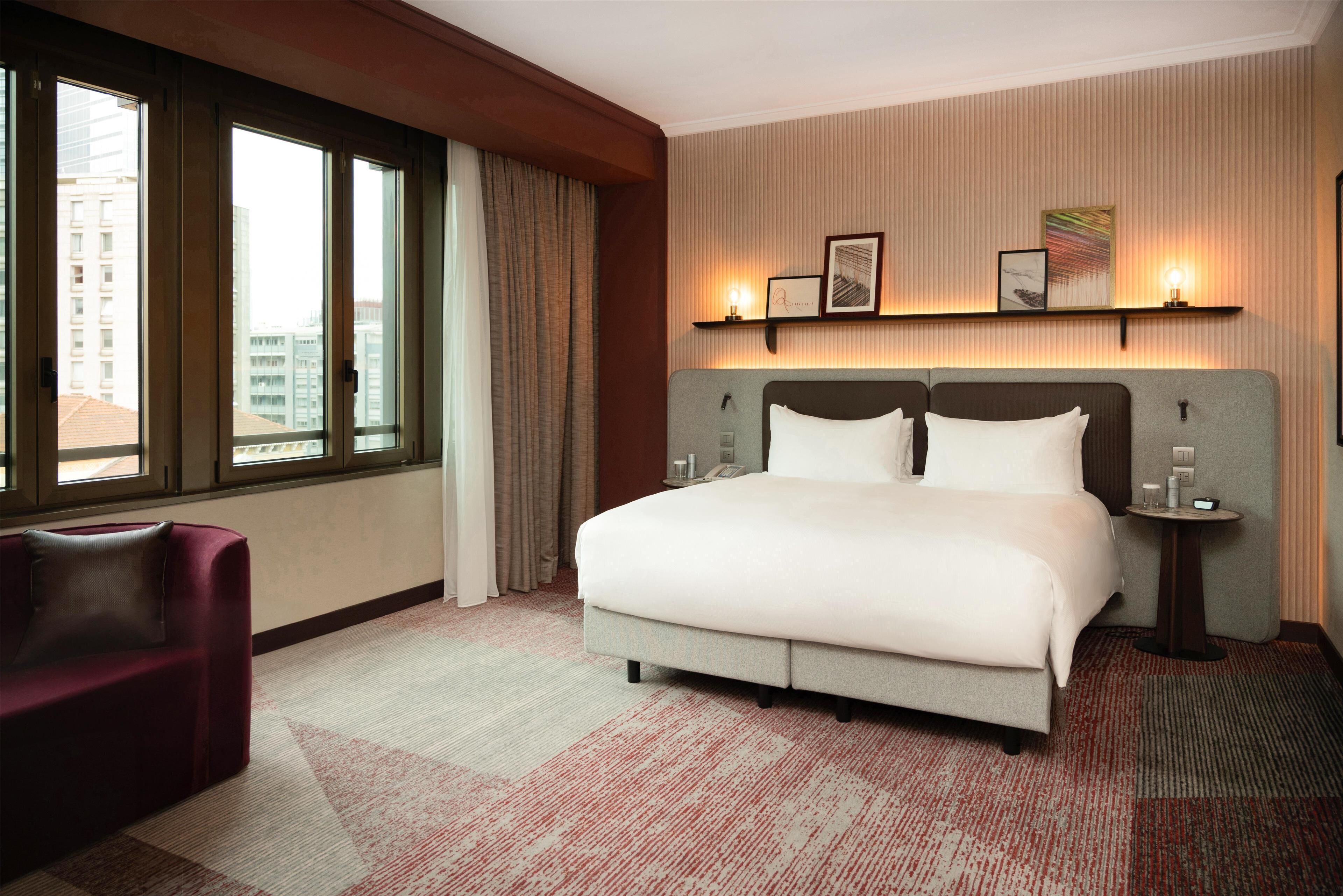 Ropa de cama hipoalergénica, cubrecamas y minibar 