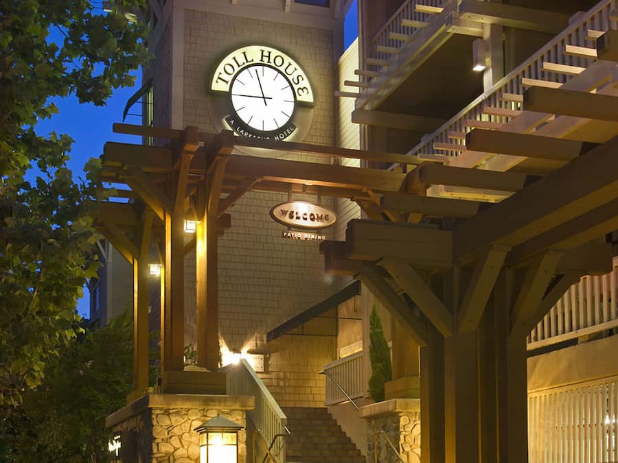 Front of property – evening/night