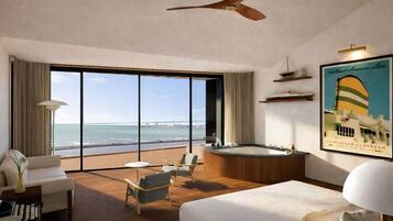 Premium bedding, minibar, in-room safe, desk