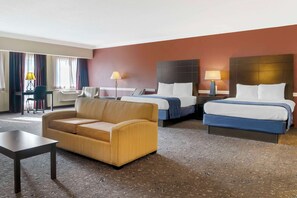 In-room safe, desk, laptop workspace, blackout drapes - Best Western Greenfield Inn (Allen Park)