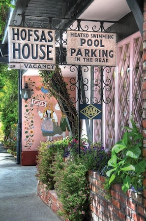 Entrada de la propiedad