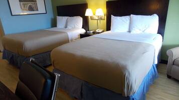 Desk, iron/ironing board, free WiFi, bed sheets