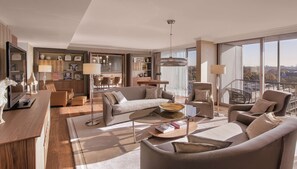 Presidential Suite, 1 King Bed, Non Smoking | Living area