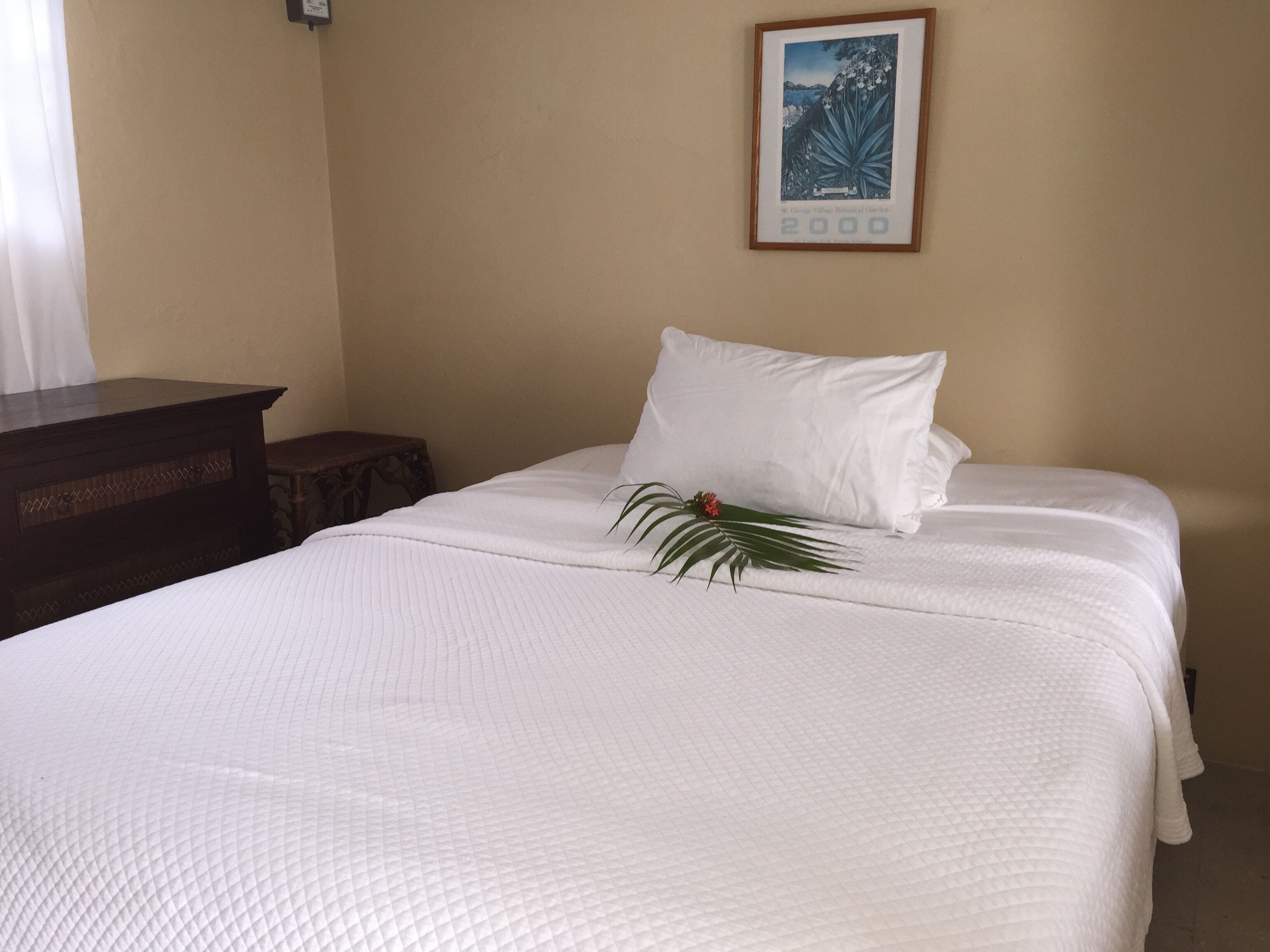 Individually decorated, individually furnished, iron/ironing board