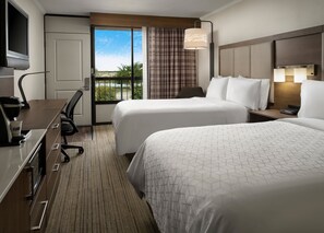 Standard Room, 2 Double Beds | 1 bedroom, in-room safe, desk, iron/ironing board
