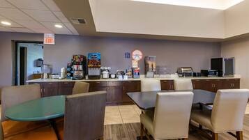 Free daily on-the-go breakfast