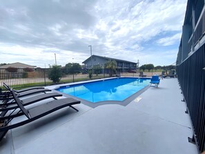 Seasonal outdoor pool