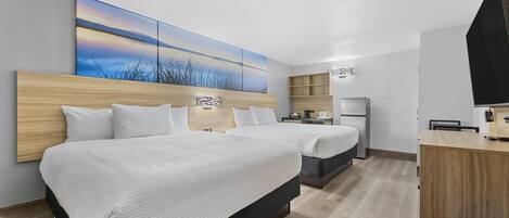 Suite, Multiple Beds, Non Smoking | Premium bedding, down comforters, pillowtop beds, desk