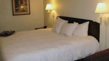Premium bedding, down duvets, Tempur-Pedic beds, desk