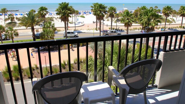 Gulfview, 2 Double Beds, Kitchenette, In-Room Safe & Balcony | Balcony - Seaside Inn & Suites (Clearwater Beach)
