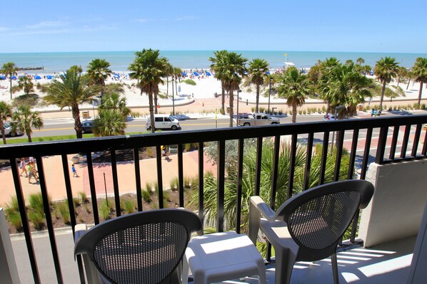 Gulfview, 2 Double Beds, Kitchenette, In-Room Safe & Balcony | Balcony - Seaside Inn & Suites (Clearwater Beach)