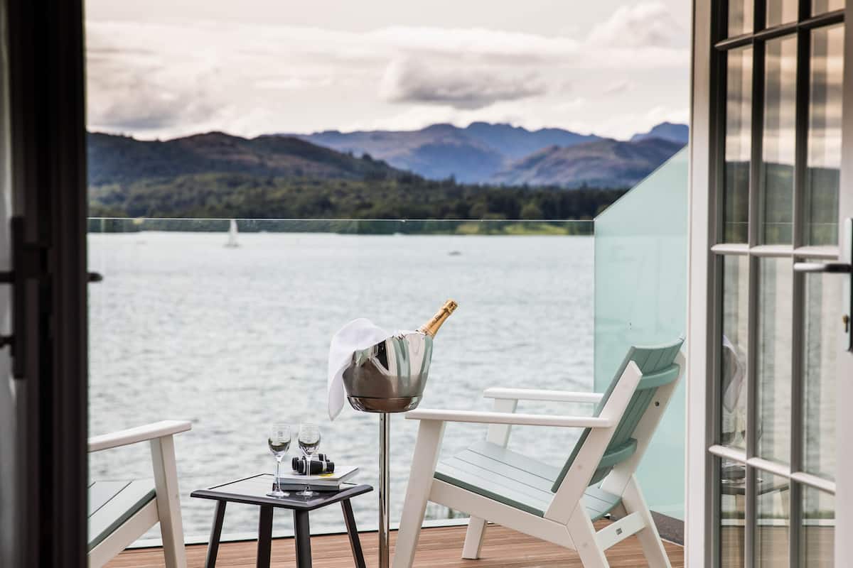 hazel lake view with balcony | lake view