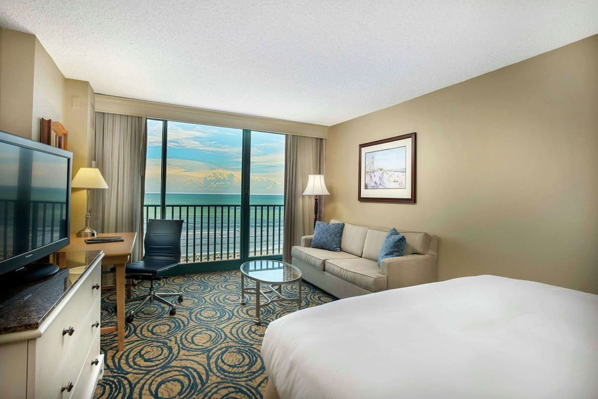 Premium bedding, pillowtop beds, in-room safe, desk