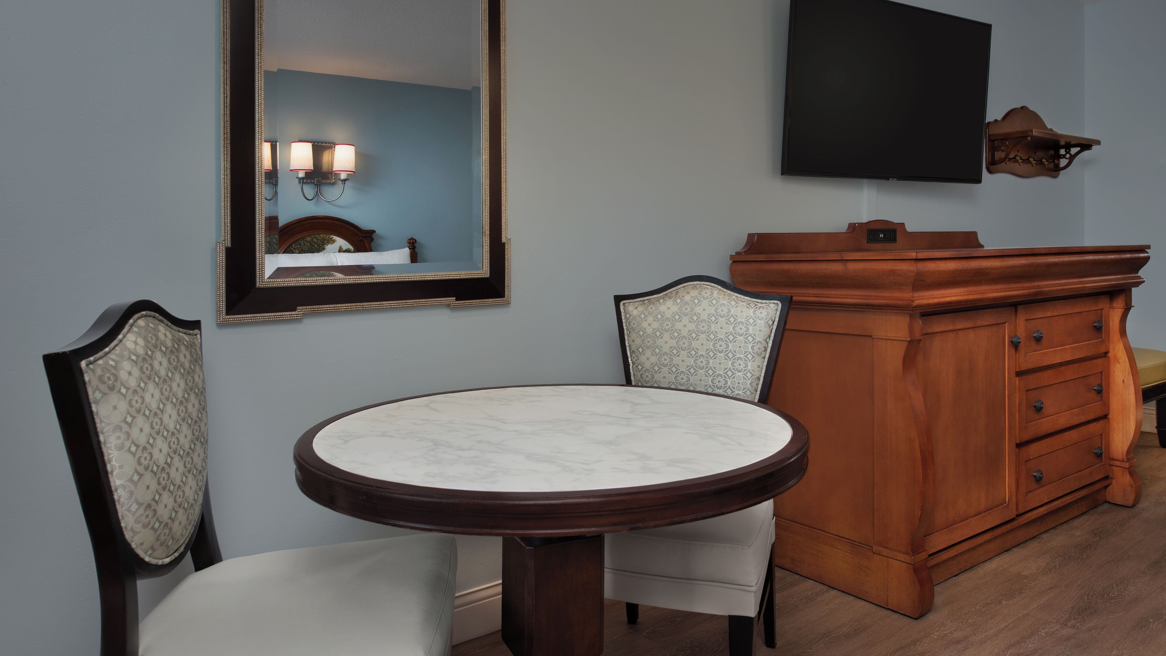 King Bed. Wheelchair accessible with roll-in shower and option for hearing accessibility. 1 king bed | In-room safe, blackout drapes, iron/ironing board, free WiFi