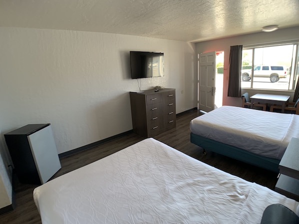 Standard Room, 2 Queen Beds | Iron/ironing board, free WiFi, bed sheets, alarm clocks