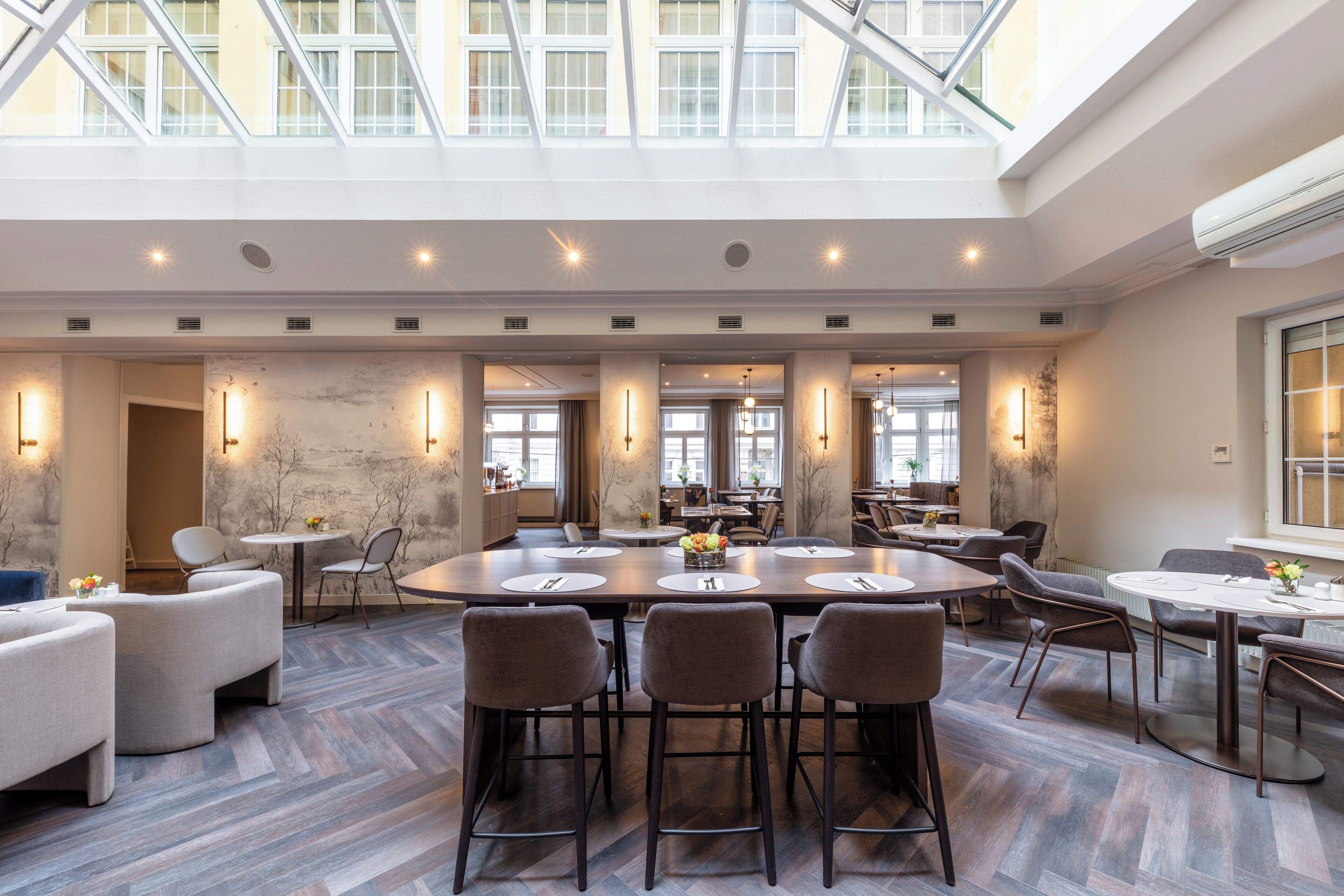 Daily buffet breakfast (EUR 22 per person)