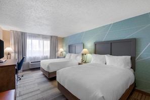 Standard Room, 2 Queen Beds, Non Smoking | Egyptian cotton sheets, premium bedding, down duvets, pillow-top beds