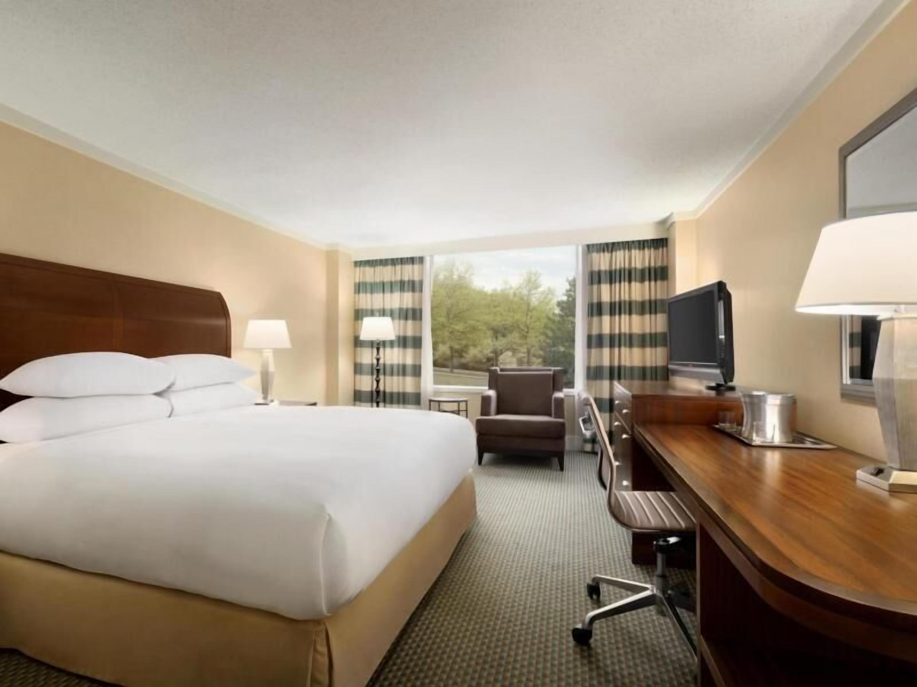 Premium bedding, pillow-top beds, in-room safe, desk