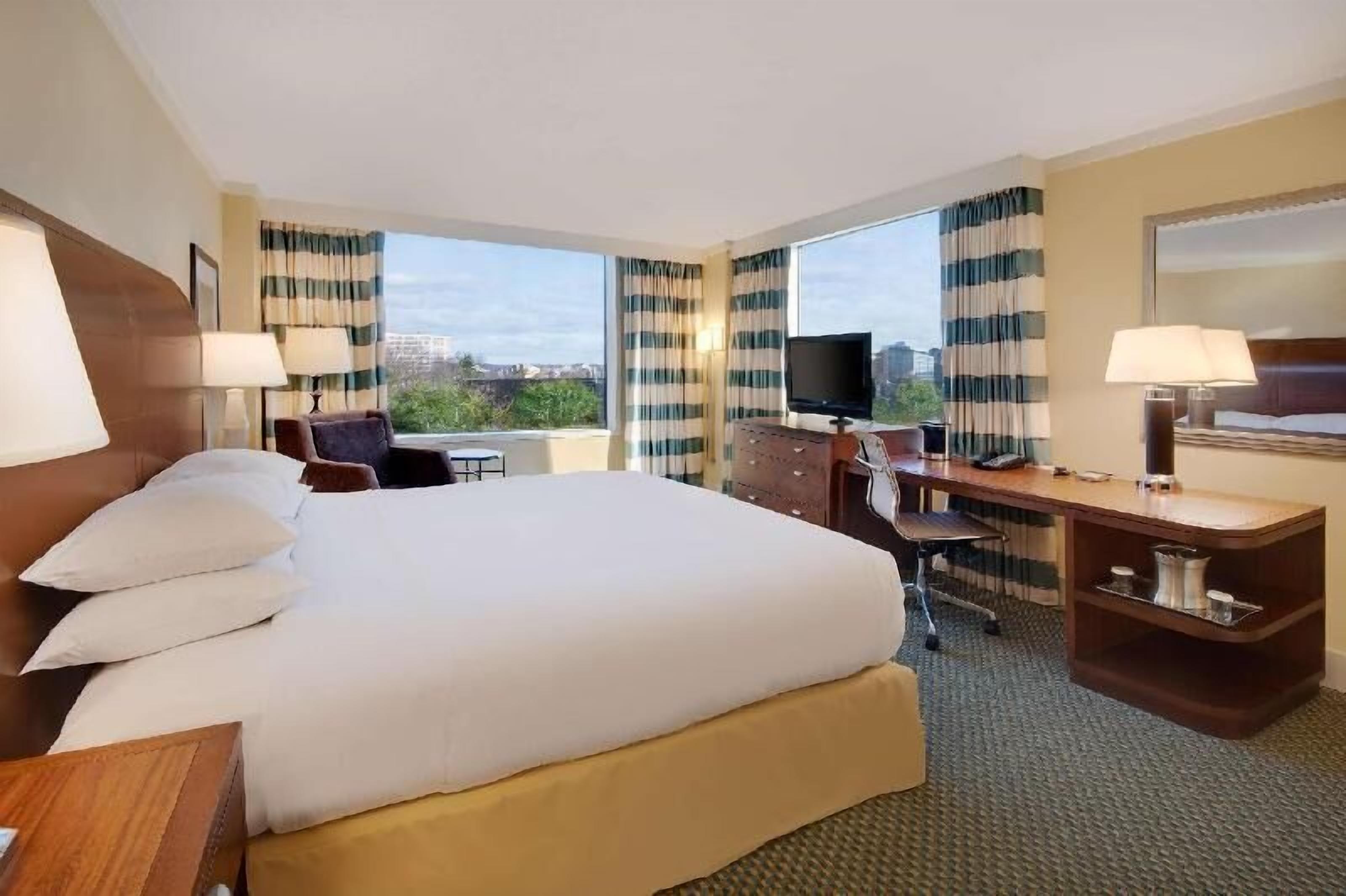 Premium bedding, pillow-top beds, in-room safe, desk
