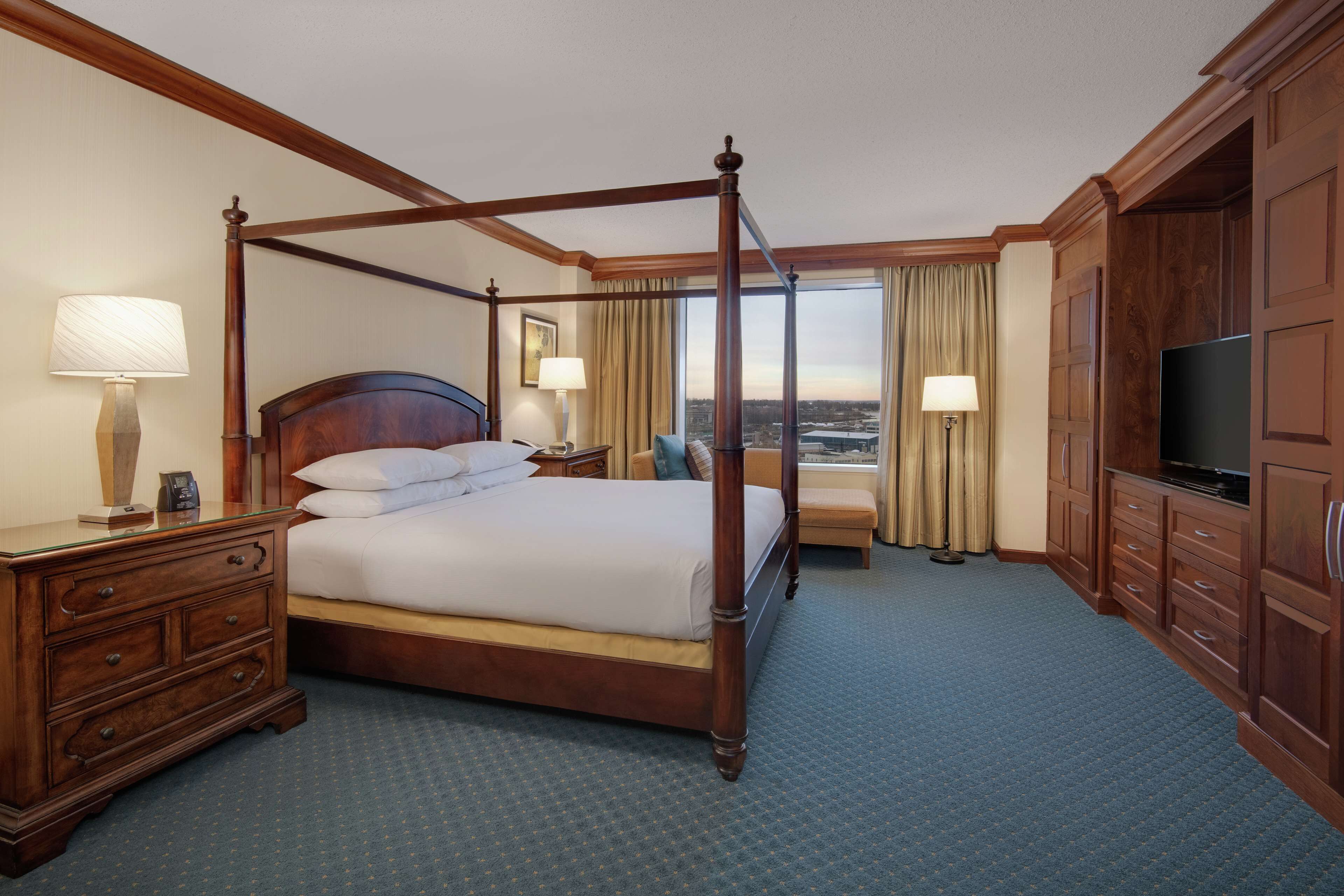 Premium bedding, pillow-top beds, in-room safe, desk