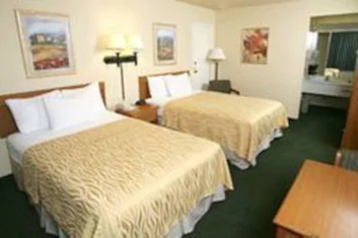 standard room, 2 double beds | desk, iron/ironing board, free wifi, bed sheets