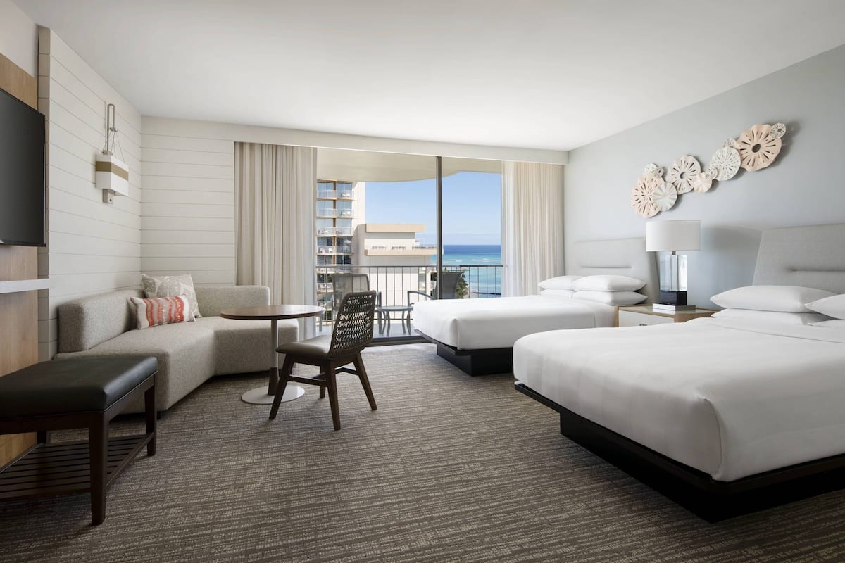 Pillow-top beds, in-room safe, desk, laptop workspace