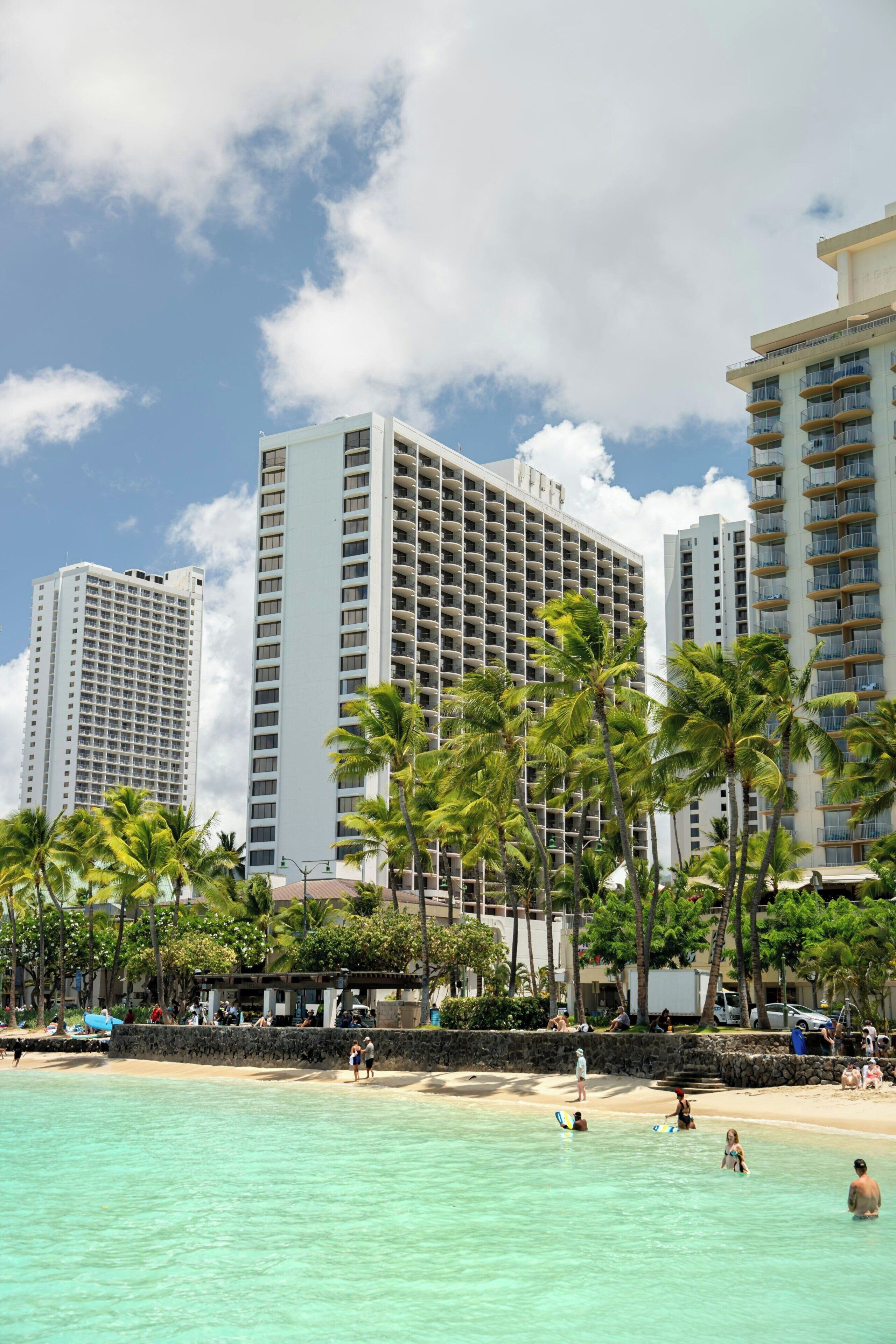 Beach nearby, beach towels, snorkeling, surfing