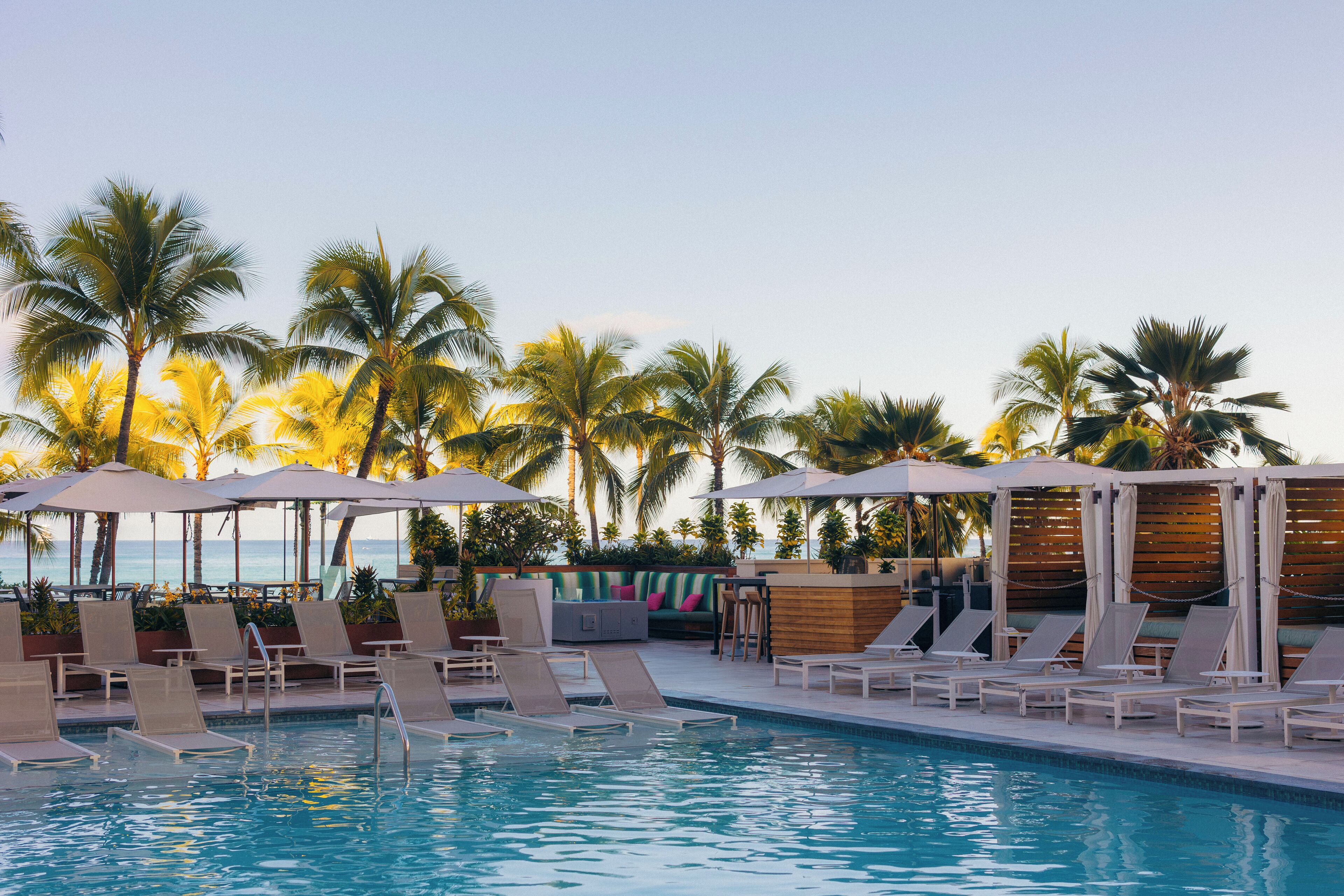 2 outdoor pools, open 7:00 AM to 10:00 PM, cabanas (surcharge)