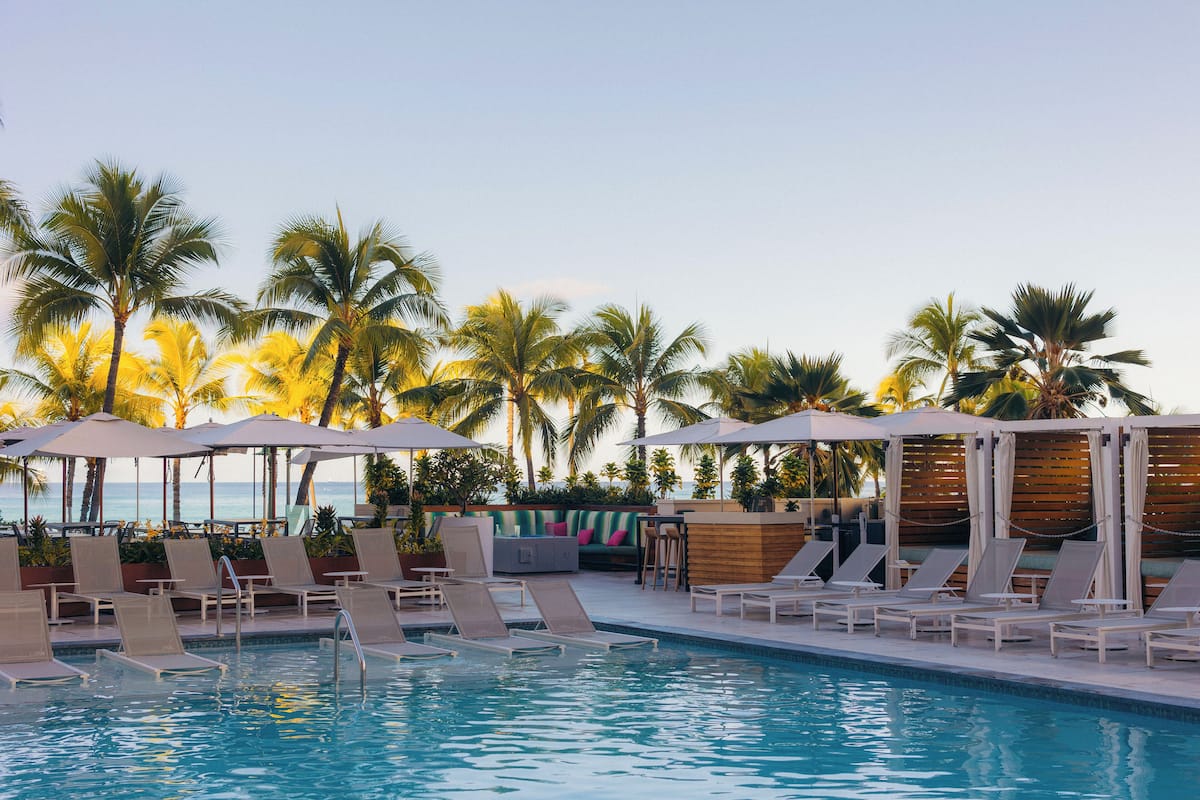 2 outdoor pools, open 7:00 am to 10:00 pm, pool cabanas (surcharge)