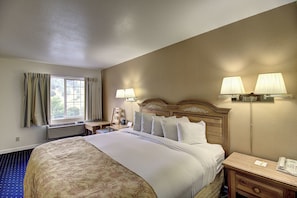 1 bedroom, premium bedding, desk, iron/ironing board